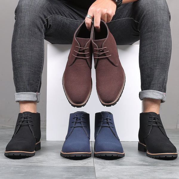 Zapatos casuales de cuero para hombre