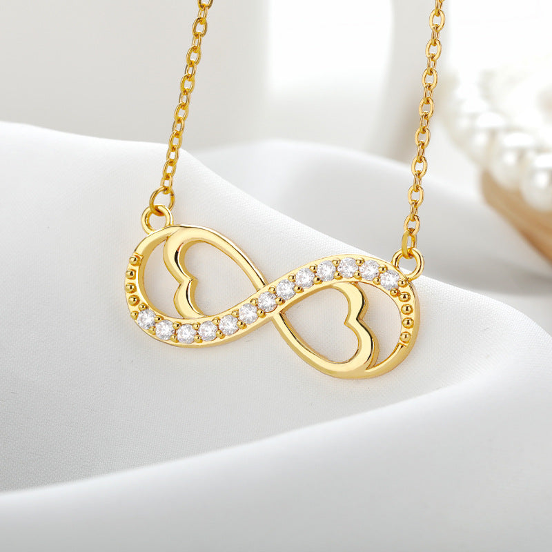 Women's 8-character Love Necklace - WOMONA.COM