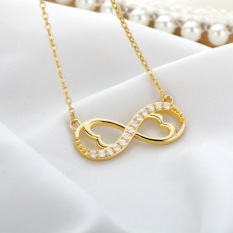 Women's 8-character Love Necklace - WOMONA.COM