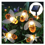 Solar New String Lights 20Led Little Bee Christmas Lanterns - WOMONA.COM