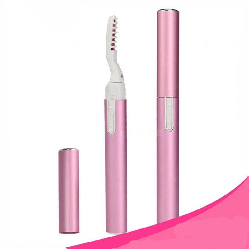 Mini Local Electric Eyelash Curler And Portable Daily Makeup Clip Electric Eyelash Curler - WOMONA.COM