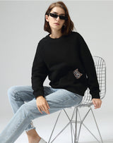 Women Autumn Capless Pullover Blouse - WOMONA.COM