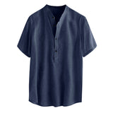 Cotton And Linen All-match Shirts And Linen Shirts - WOMONA.COM