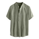 Cotton And Linen All-match Shirts And Linen Shirts - WOMONA.COM