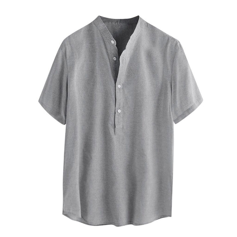 Cotton And Linen All-match Shirts And Linen Shirts - WOMONA.COM