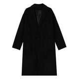 Korean Mid-Length Thick Woolen Coat Men'S Splicing Suit Style Detachable Windbreaker Men