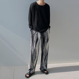 Straight Pants Drape Chic Loose Casual Trousers - WOMONA.COM