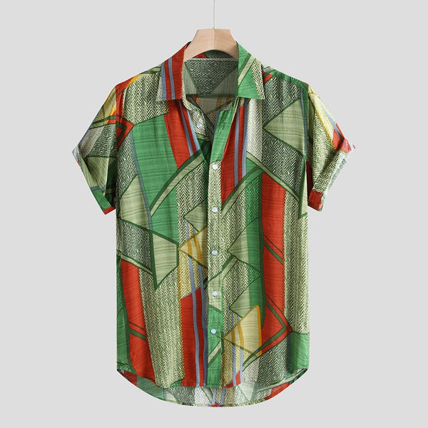 Hawaii Shirts Men Hip Hop Printing Shirts - WOMONA.COM