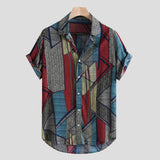 Hawaii Shirts Men Hip Hop Printing Shirts - WOMONA.COM