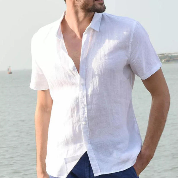 Summer Short-sleeved Casual Men's Shirts - WOMONA.COM