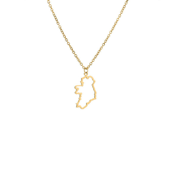 Country Map European Hometown Necklace - WOMONA.COM