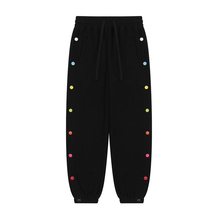 Color-Breasted Design Cotton Casual Pants For Men And Women - WOMONA.COM