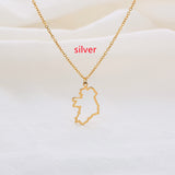 Country Map European Hometown Necklace - WOMONA.COM