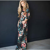 Fashion Dresses Women Printed Party Gown Ladies - WOMONA.COM