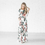 Fashion Dresses Women Printed Party Gown Ladies - WOMONA.COM