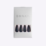 Matte False Nails Khaki Smudge Nails - WOMONA.COM