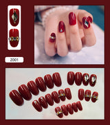 Fake Nails Finished Nail Patches Stickers - WOMONA.COM