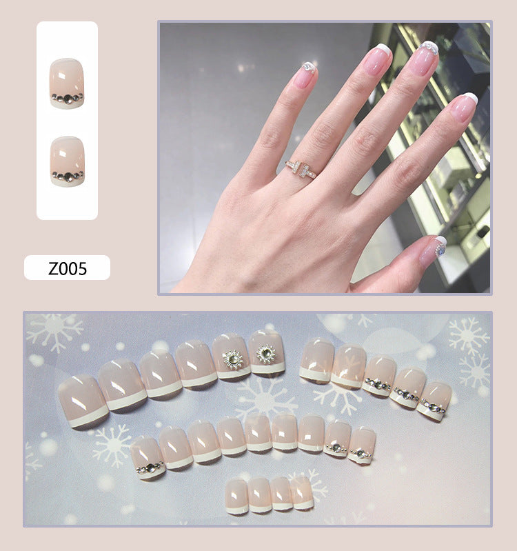 Fake Nails Finished Nail Patches Stickers - WOMONA.COM