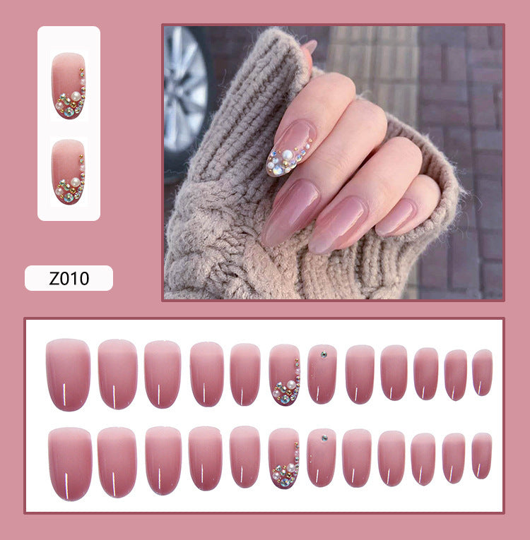 Fake Nails Finished Nail Patches Stickers - WOMONA.COM