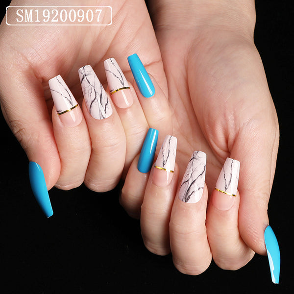 Ballet Coffin Fake Nails - WOMONA.COM