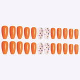 Orange Ballet Nails Supplies, 24-piece Box - WOMONA.COM