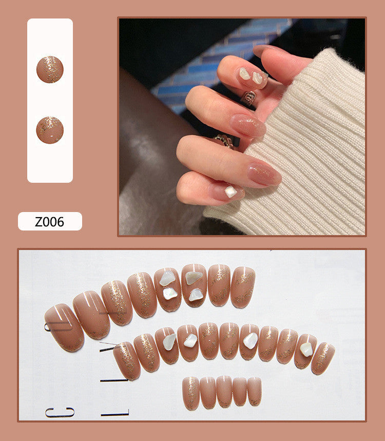 Fake Nails Finished Nail Patches Stickers - WOMONA.COM