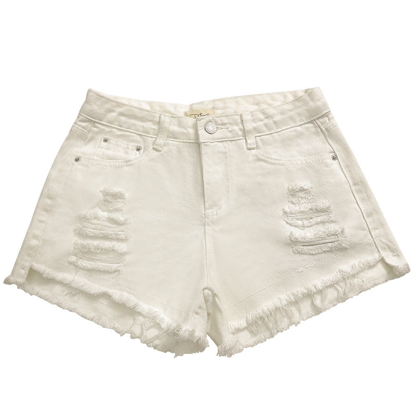 Wide Leg Denim Shorts Women - WOMONA.COM