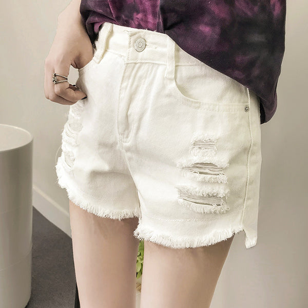 Wide Leg Denim Shorts Women - WOMONA.COM