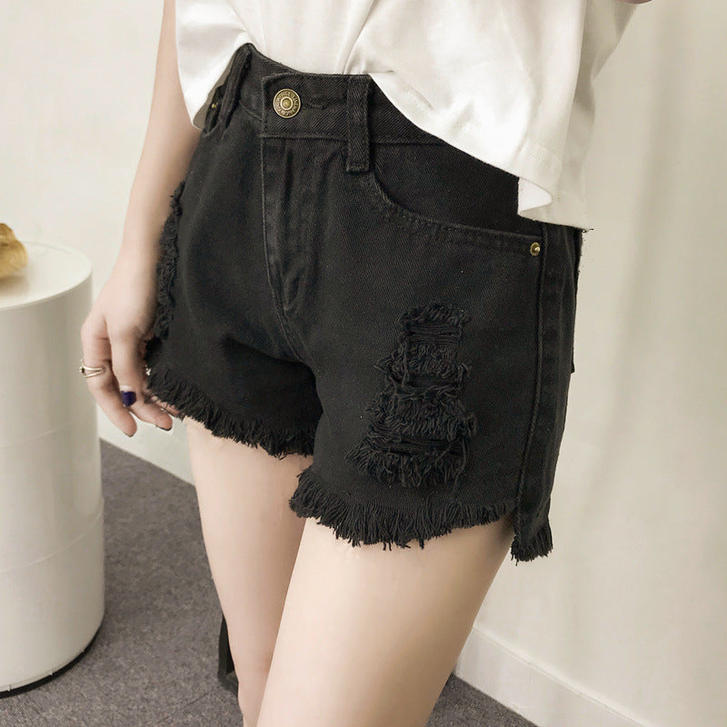 Wide Leg Denim Shorts Women - WOMONA.COM