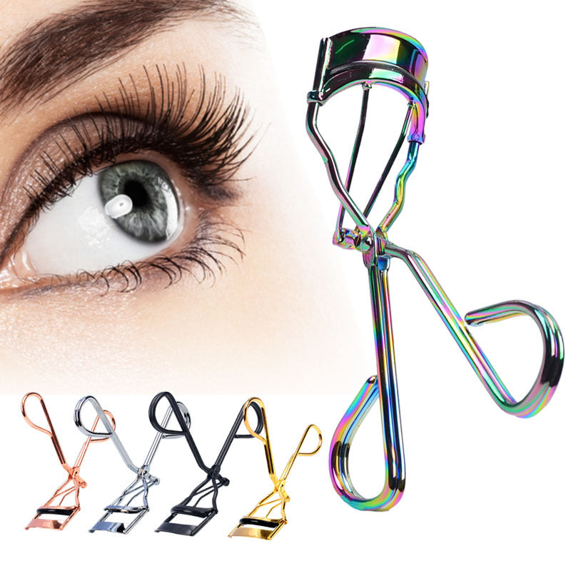 Makeup Eyelash Curler False Eyelash Tweezer Cosmetic Curl Colorful Portable Beauty Accessory - WOMONA.COM