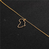 Country Map European Hometown Necklace - WOMONA.COM