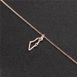 Country Map European Hometown Necklace - WOMONA.COM