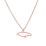 Country Map European Hometown Necklace - WOMONA.COM