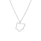 Country Map European Hometown Necklace - WOMONA.COM