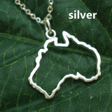 Country Map European Hometown Necklace - WOMONA.COM