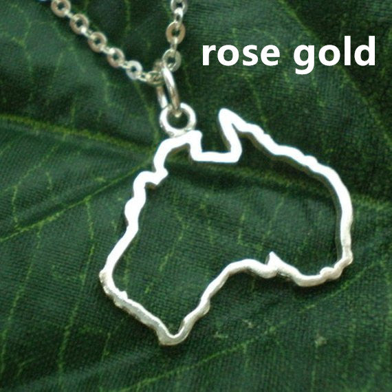 Country Map European Hometown Necklace - WOMONA.COM