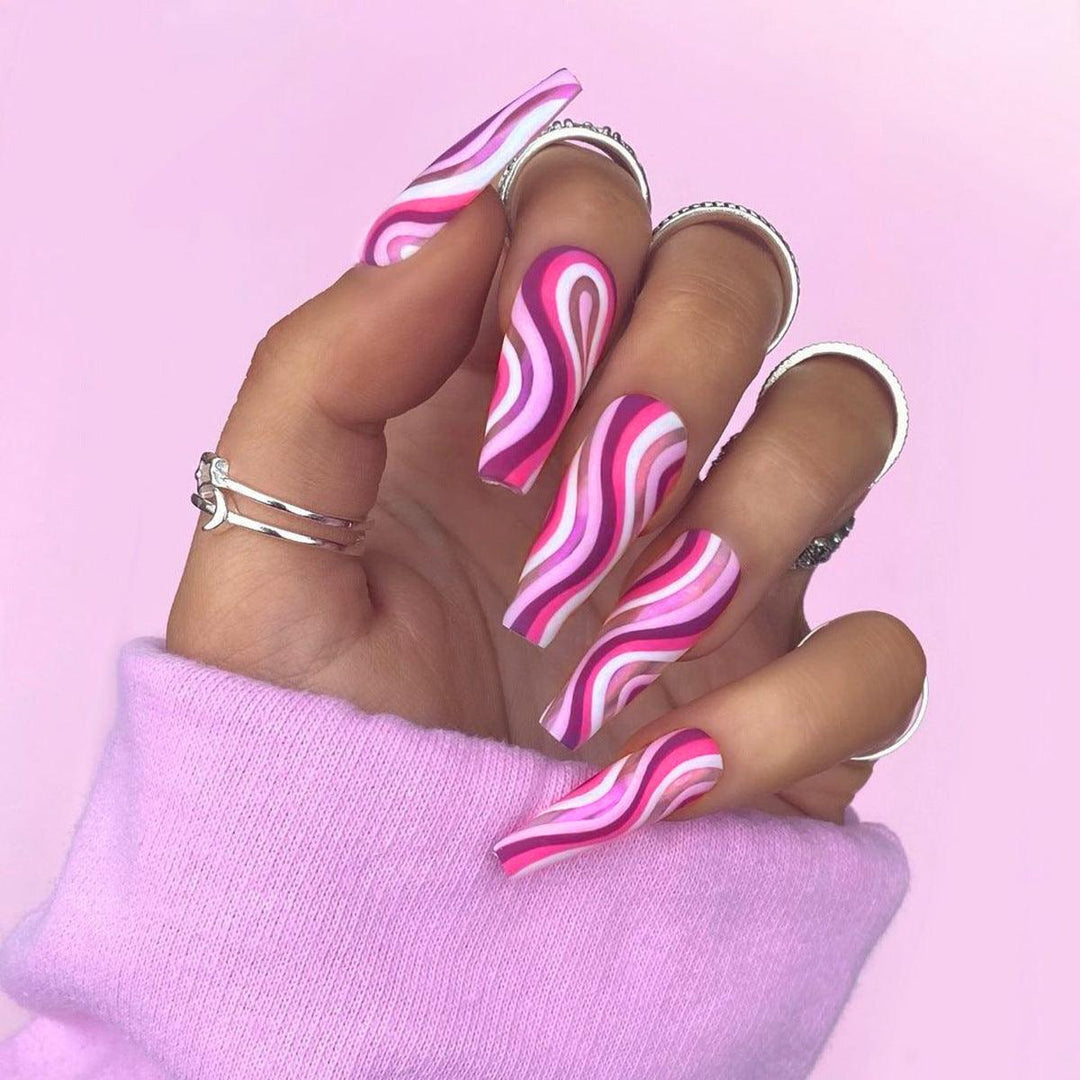 Detachable Artistic Wearable Finished Fake Nails - WOMONA.COM