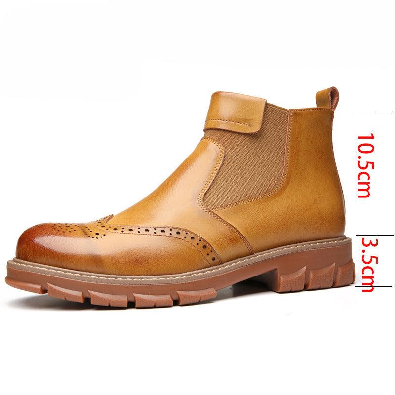 Korean Style Martin Boots Men's Short Boots - WOMONA.COM