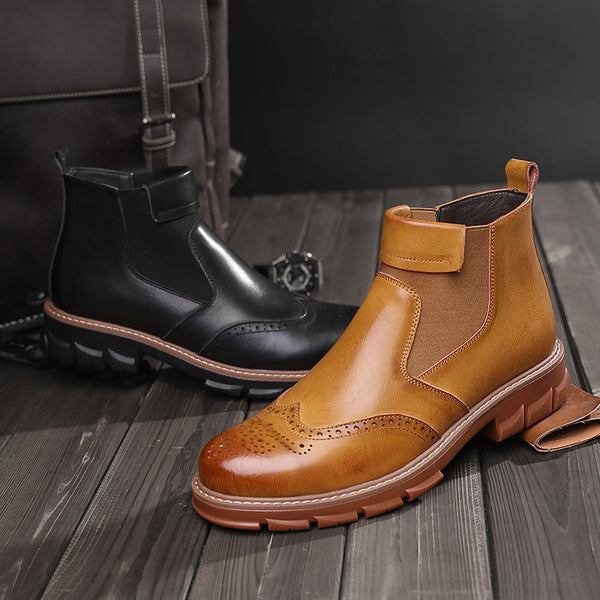 Botas Martin estilo coreano, botas cortas para hombre