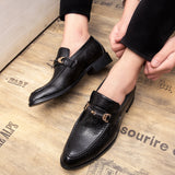 Men'S Shoes Red Hair Stylist Leather Shoes Men Wedding Shoes - WOMONA.COM