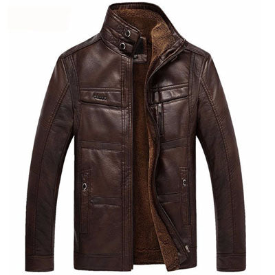 Men's Leather Jackets For Winter Jacket Men - WOMONA.COM