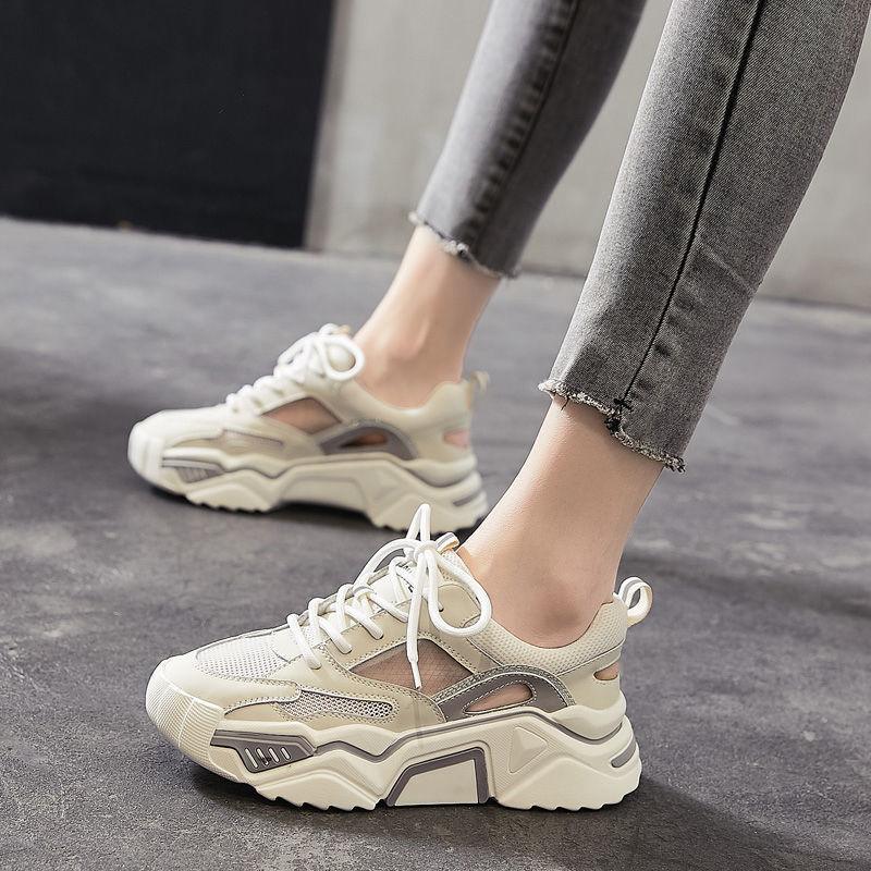 Spring Women's Mesh Breathable Comfortable Sneakers - WOMONA.COM