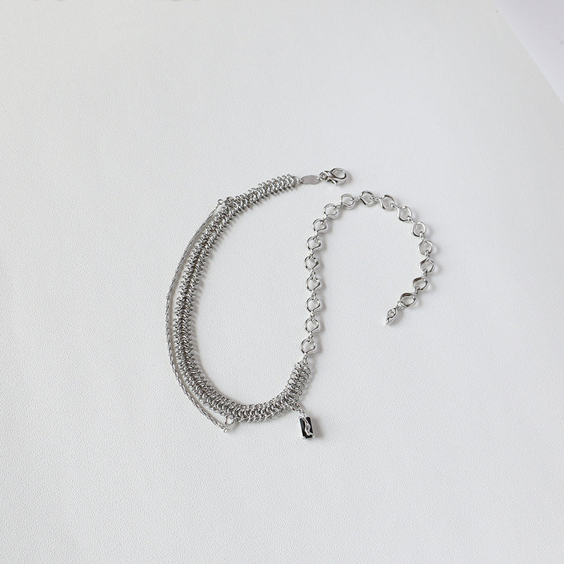 Frosty Wind Necklace Female Light Clavicle Chain Necklace - WOMONA.COM