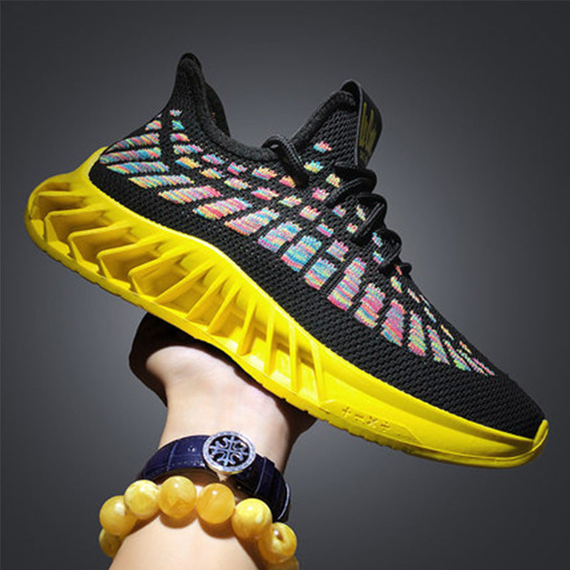 Blade Running Rubber Bottom Cushioning Outdoor Sneakers - WOMONA.COM