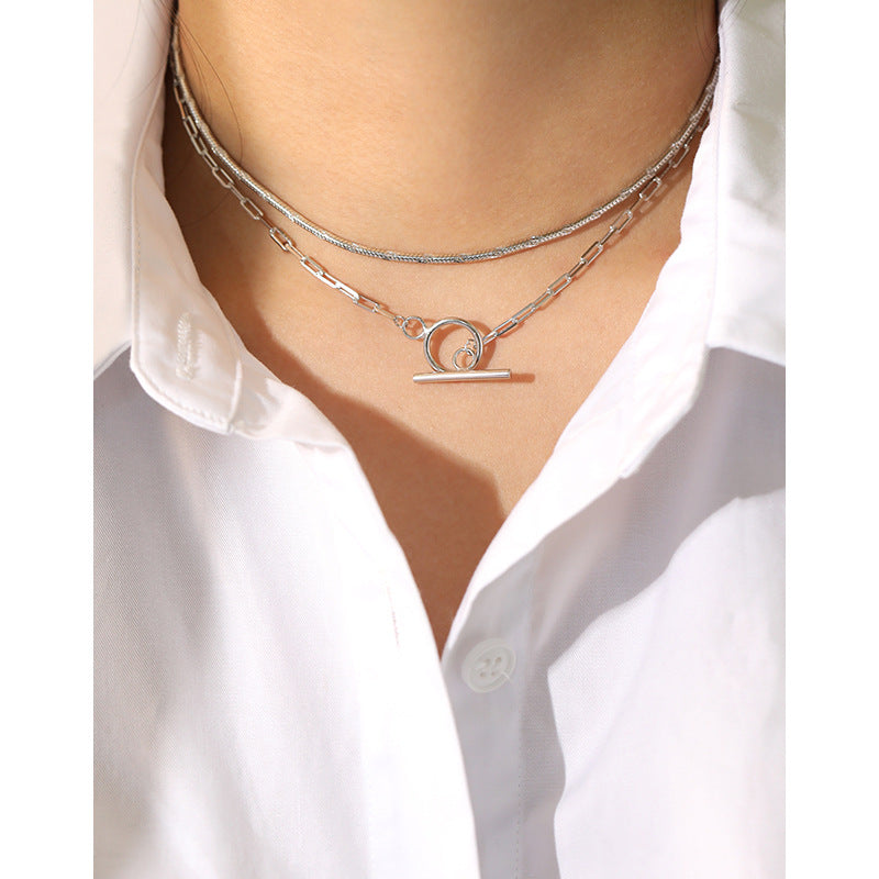 Small Design Sense Personality Necklace Female - WOMONA.COM