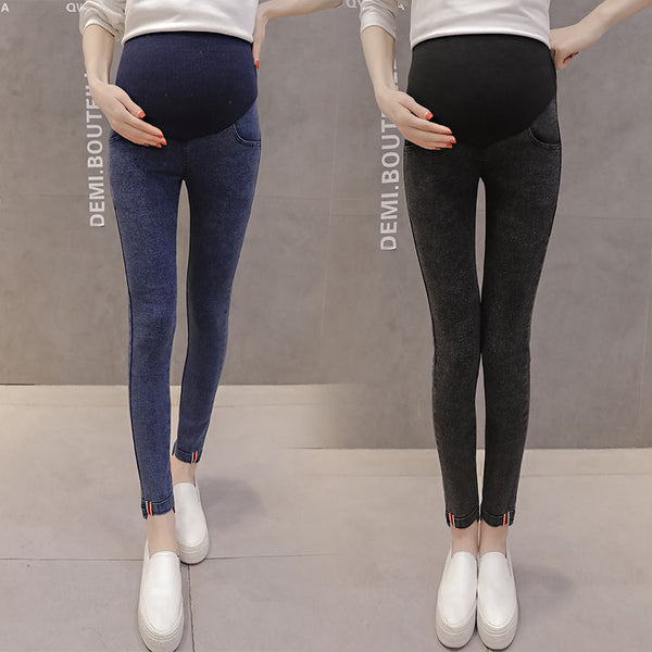 Leggings For Pregnant Women Denim Trousers Leggings - WOMONA.COM