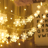 Snowflake String Light Garlands Ornaments Christmas