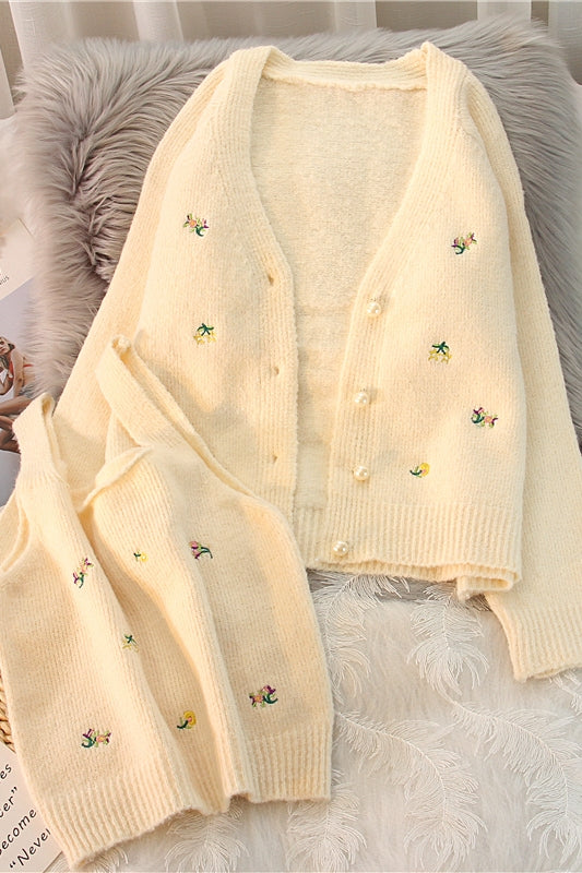 Spring New Temperament Sweater Knitted Cardigan - WOMONA.COM