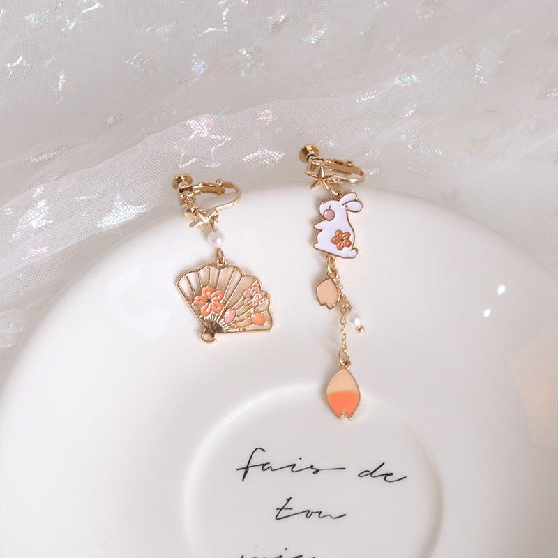Women's Cat Petal Earrings