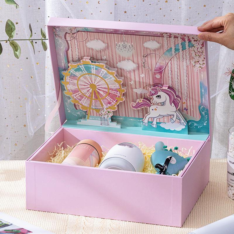 Carousel Birthday Gift Box - WOMONA.COM